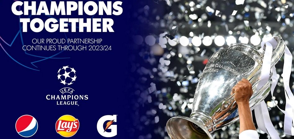 La Uefa renueva con PepsiCo hasta 2024 el patrocinio de la Champions League